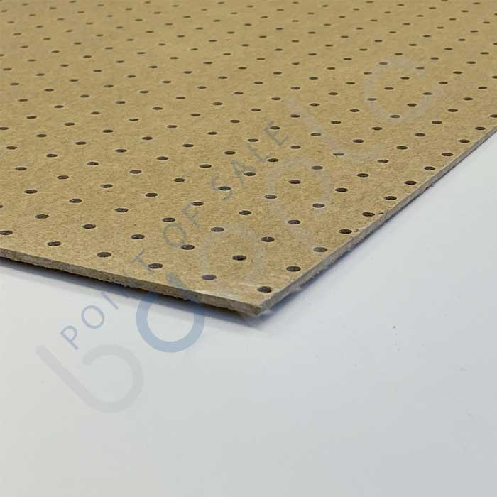 2440 x 1220 x 3mm Pegboard Brown