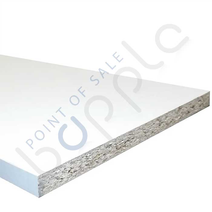 2750 x 1850 x 16mm Chipboard White