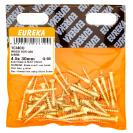 WOOD Screw CSK S/BRS  4.5x30mm   Qty: 50 | Size: 4.5x30mm