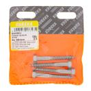 Coach Screw St/St 8X60Mm, Quantity: 4