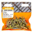 Cut Screw - Bulk Pack – Yellow Passivated Smooth Shank Screw 4.0x30mm (100 pcs)