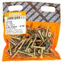 Cut Screw - Bulk Pack – Yellow Passivated Full Thread Screw 5.0x25mm (100 pcs)