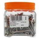 Cut Screw - 4.5x40mm Stainless Steel Screw – Corrosion Resistant (80 pcs)