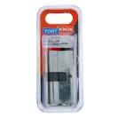 Euro Cylinder, Steel, Copper Plated, 60x17x9.8mm