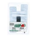 Two Lever Lock Handle, Polypropylene, White Champion