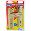 Two Lever Lock Handle, Brass Plated