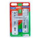 Three Lever Lock Handle, Chrome Plated