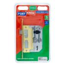 Three Lever Lock Only, Brass Plated