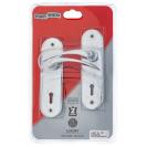 Two Lever Lock Set, Two Lever, #6 Crested, Chrome Plated