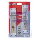 Exterior Profile Lock Set, #8 Wild-Star, Satin Nickel and Copper Plated