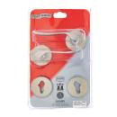 Exterior Profile Round Set, #6 Wild-Star, Satin Nickel and Copper Plated