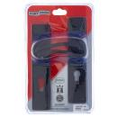 Anouk Matte Black Euro Profile Handle Lock Set