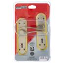 21.6S Slipper Satin Nickel and Brass Plated Bathroom Set