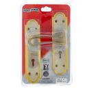 21.8S Slipper Satin Nickel and Brass Plated Bathroom Set