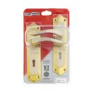 21.8S Vanda Satin Nickel and Gold Bathroom Set