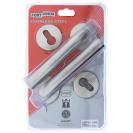 Rose Molly Door Lever Set - Stainless Steel - Euro Profile Lever Set