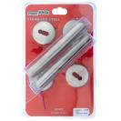 Rose Tang Door Handle - Stainless Steel