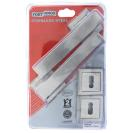 Rose Bream Door Lever Set - Stainless Steel - 2 Lever Set