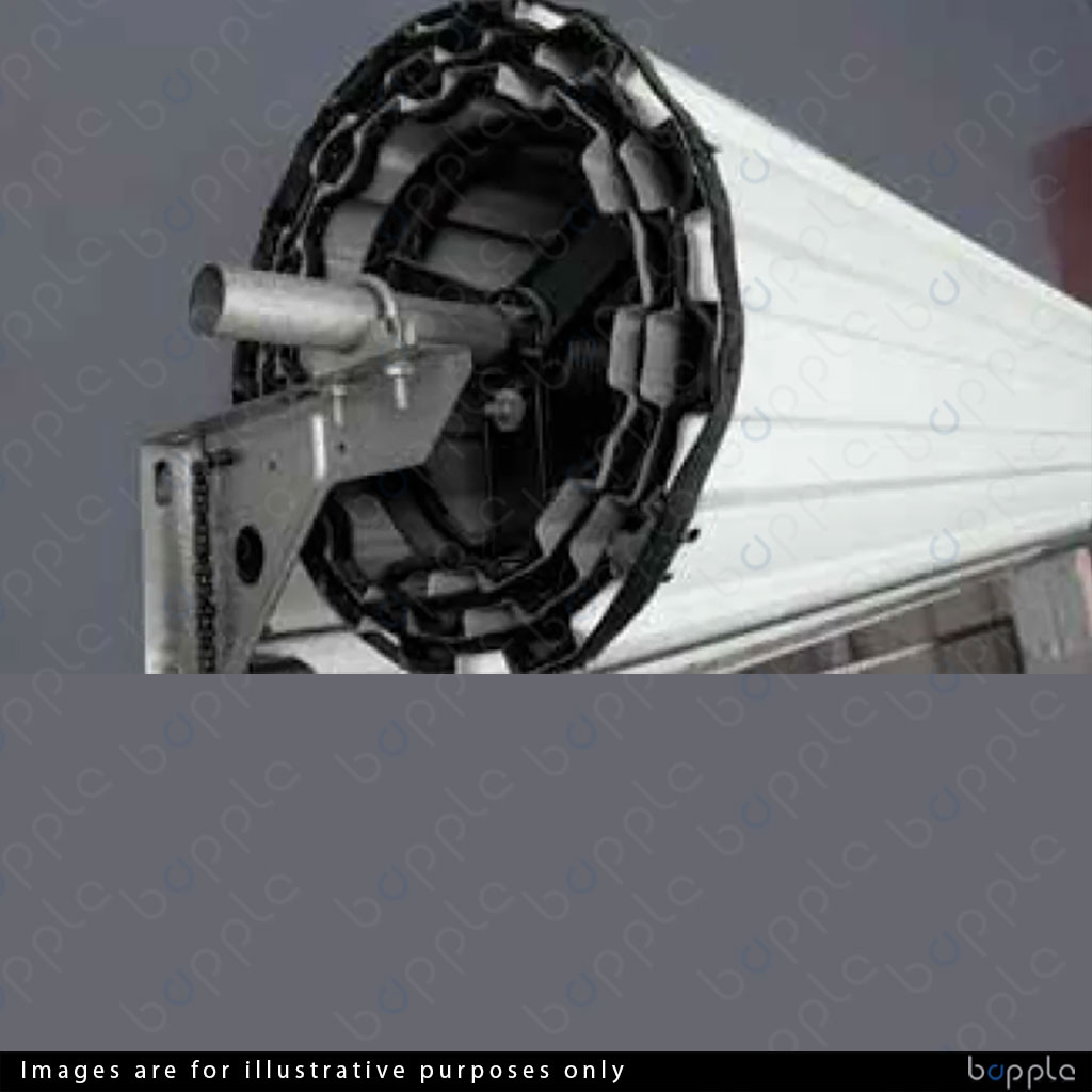 Door-Roll up with complete hardware set Rustic Bark