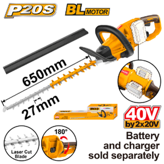 20V Lithium-Ion Hedge Trimmer