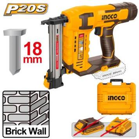 20V Lithium-Ion Cordless Brick Nailer