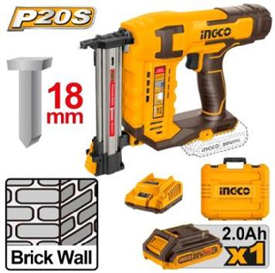 20V Lithium-Ion Cordless Brick Nailer