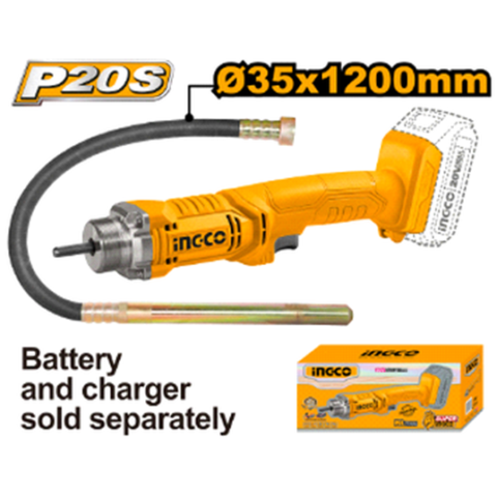 20V Lithium-Ion Concrete Vibrator