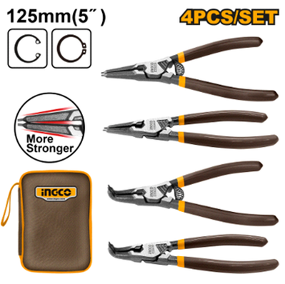 4 Pieces circlip pliers set