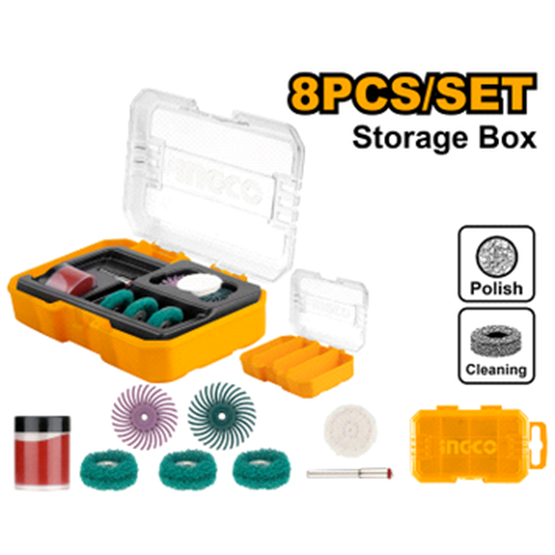 Sanding and polishing set for mini drill