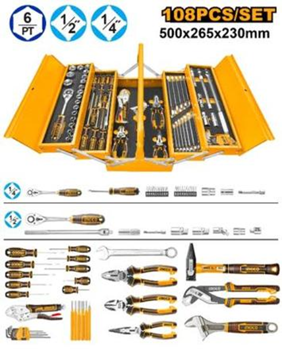 108 Piece tool chest set
