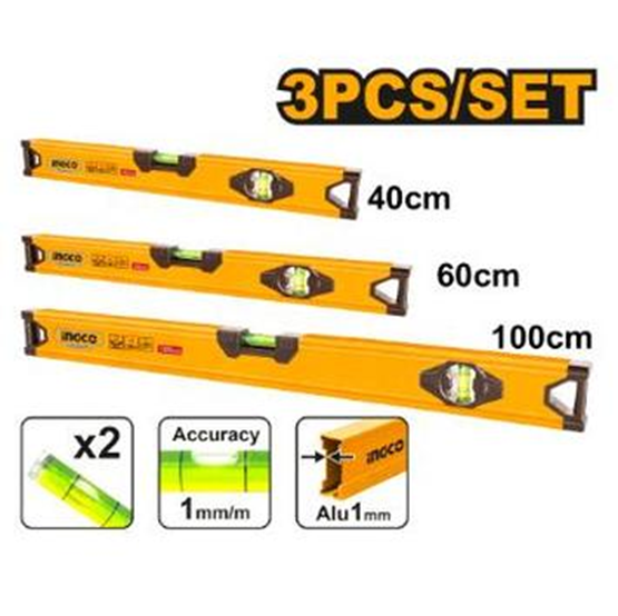 3 Pieces spirit level set