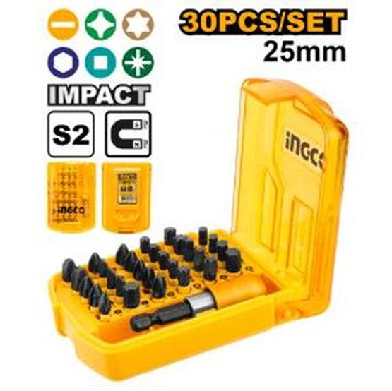 Impact screwdriver bits set