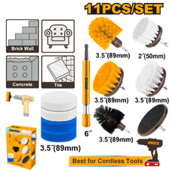 11 Pieces Cleaning brush set