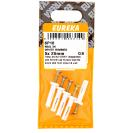 White-Rimmed Nails 5x25mm (Pack Of 6)