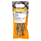 Chipboard Smooth Shank Yellow Plated Screw 5.0x60mm (Pack Of 12)