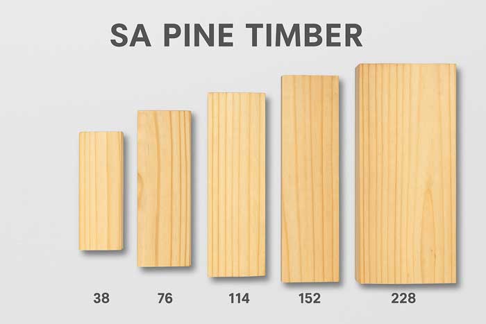 38 x 228 mm x 6.6 m SA Pine Timber BXXX CCA H3