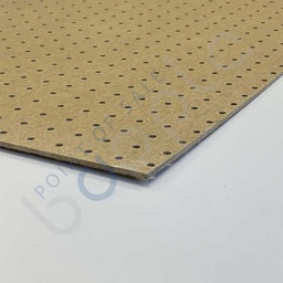 [2440x1220x3mm-pegb] 2440 x 1220 x 3mm Pegboard Brown