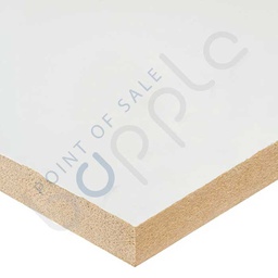 [2440x1220x16mm-mdf-wht] 2440 x 1220 x 16mm Medium Density Fibre White