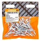 [5H85] Blind Rivet Aluminum Countersunk 4.0X12Mm - Quantity: 60