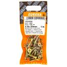 [1FA10U] Cut Screw - Yellow Passivated Full Thread Screw 4.0x20mm – High Strength Fastener