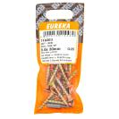 [1FA30U] Cut Screw - Yellow Passivated Full Thread Screw 5.0x30mm – Heavy-Duty