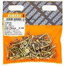 [1FB10U] Cut Screw - Bulk Pack – Yellow Passivated Full Thread Screw 4.0x20mm (100 pcs)