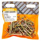 [1FB30U] Cut Screw - Yellow Passivated Full Thread Screw 5.0x30mm – Industrial Grade (75 pcs)