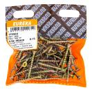 [1FE50U] Cut Screw - Bulk Pack – Yellow Passivated Full Thread Screw 4.5x40mm (75 pcs)