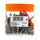 [H1F320D] Cut Screw - 4.5x50mm Stainless Steel Screw – Extra Strength (60 pcs)