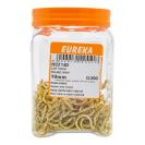 [H2Z140] Cup Hook Round Br/P 19Mm