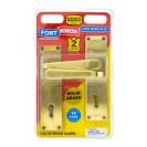 [FFG10] Two Lever Lock Handle, Iris Solid Brass