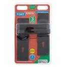 [M1A40] Three Lever Lock Handle, Eco Black