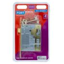 [M3G15U] Four Lever Lock Only, Brass Plated