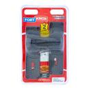 [M6G50] Two Lever Lock Handle, Aluminum, Silver Veined